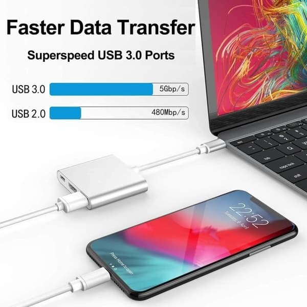 USB-C till HDMI-adapter - Ospecificerad - 4K - USB 3.0 - PD-laddning - Aluminium