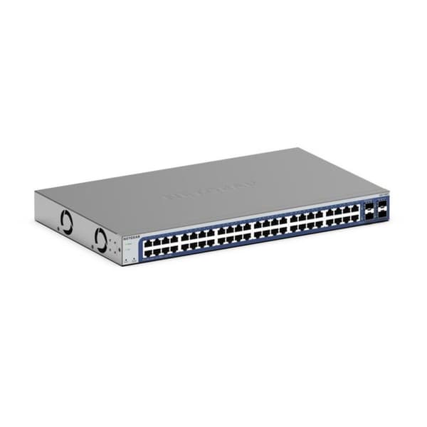 Switch Netgear GS748T-600EUS Svart, Grå