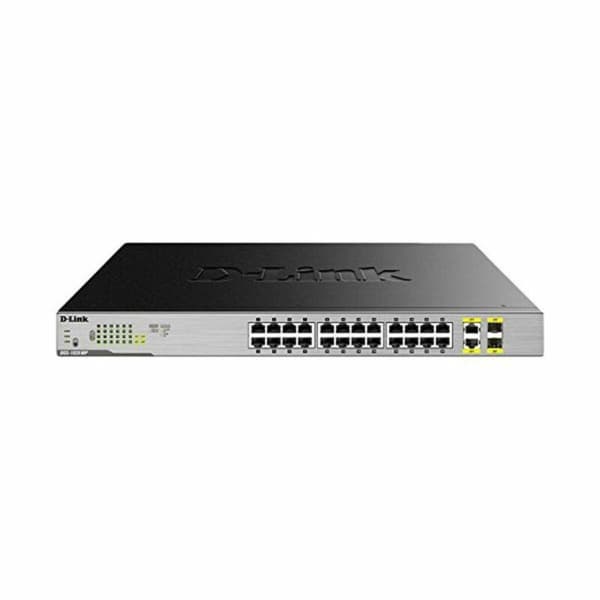 Kabinettsvitsj D-Link DGS-1026MP           24 x PoE 2 x SFP Sort, Grå