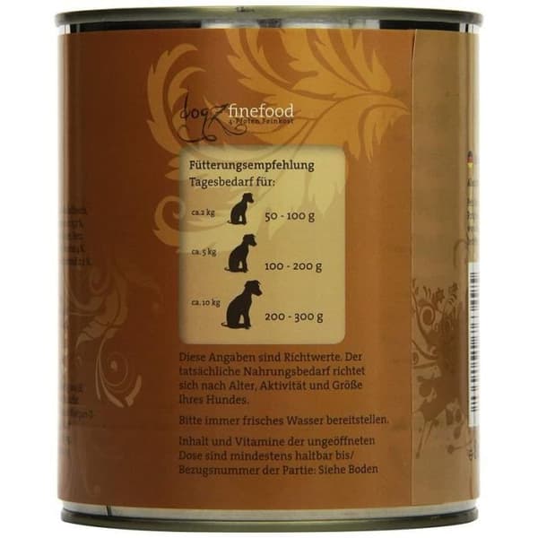 Dogz finefood 079495 - KVM SWITCH - Hundfoder nr 8 Turkiet - Ziege 800 g, 6 st (6 x 800 g)