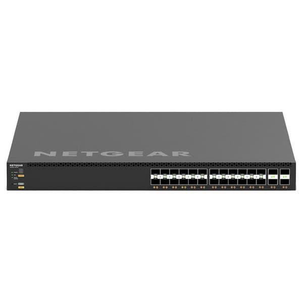 NETGEAR XSM4328FV - Hanterbar Ethernet-switch med 24 SFP+-portar och 4x SFP28 - Rackbar Svart