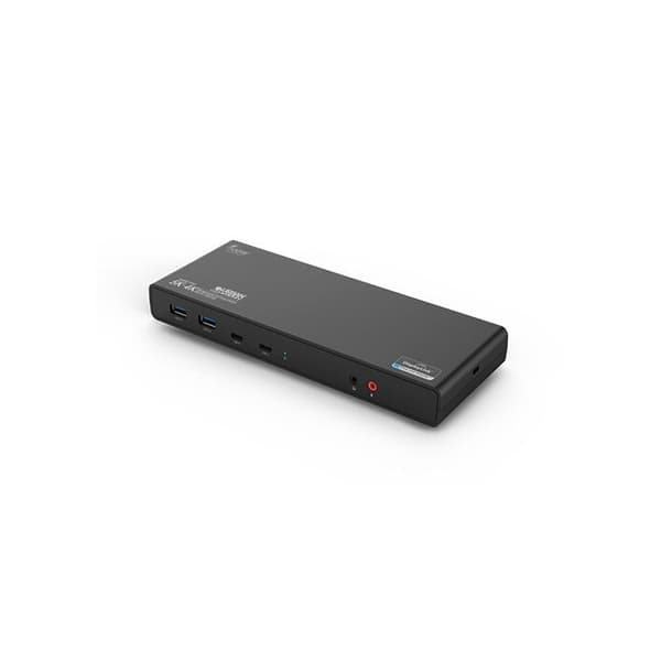 USB-C och USB-A dockingstation - Urban Factory - HUBEE PRO - 5K - Dubbel visning - Svart
