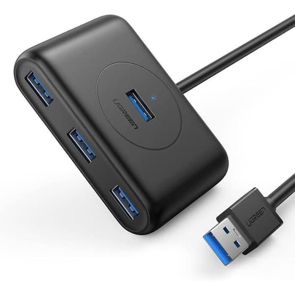 UGREEN USB 3.0 Hub 4 Portar Höghastighets 5 Gbps USB Hub Adapter för Macbook Laptop
