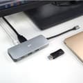 Miniatyrbild 4 av 5: Silicon Power SR30 8-i-1 dockningsstation USB C Hub