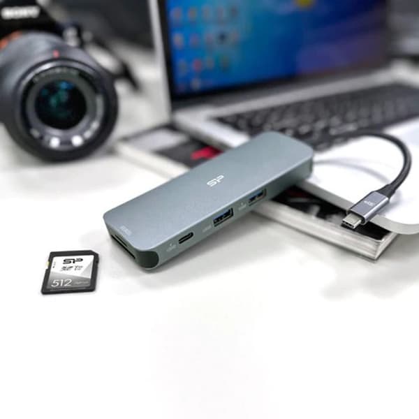 Silicon Power SR30 8-i-1 dockningsstation USB C Hub