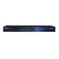 Miniatyrbild 2 av 4: ALLNET ALL-SG8420M, Managed Network Switch, L2, Gigabit Ethernet (10-100-1000), Full Duplex, Rackmount, 19U