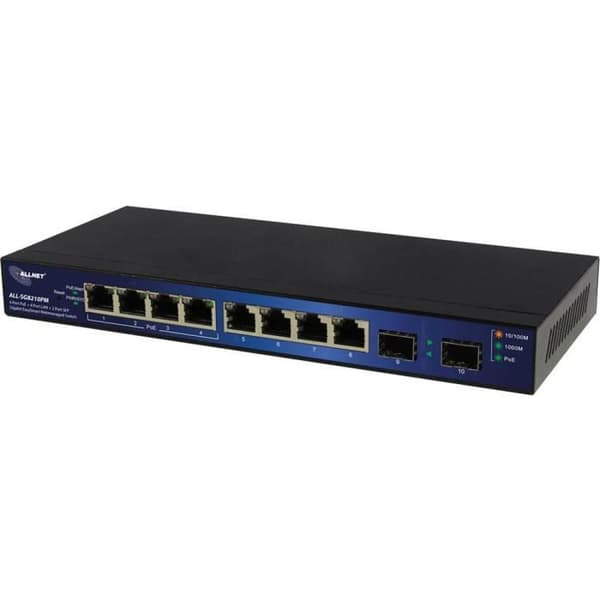 Nätverksswitch - ALLNET - ALL-SG8210PM - 8 portar - 1 000 MB-s - PoE