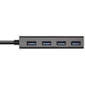 Miniatyrbild 2 av 2: Aisens - A109-0403 - USB 3.1 USB-C Hub, USB-C hane till 4 x typ A hona, grå, 15 cm