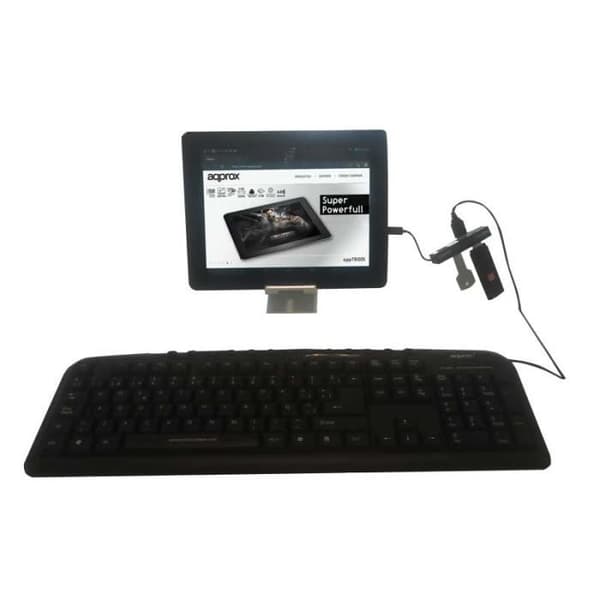 HUB 4-PORTAR MICRO USB TILL USB SVART CA