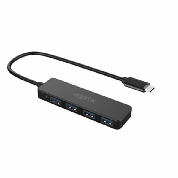 USB-hubb ca! APPC54 Svart 5 Gbps