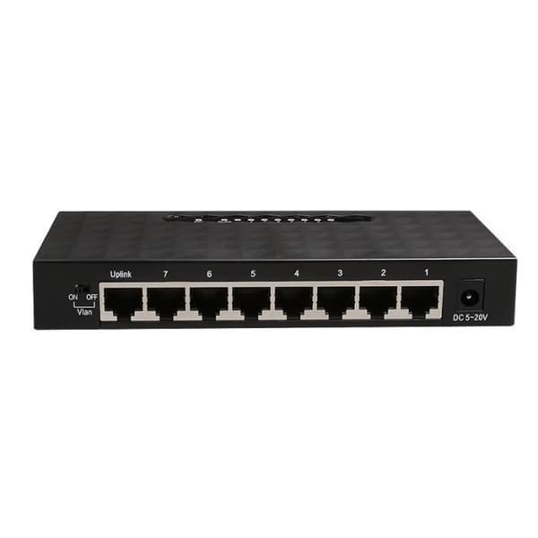 Switch Fast Ethernet Iggual 8x1000 Mbps Svart