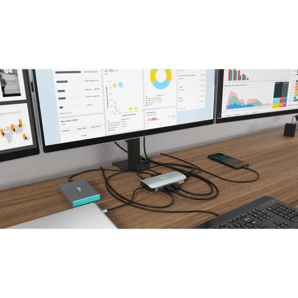 i-tec - USB-C Nano-dockningsstation 3x Full HD -