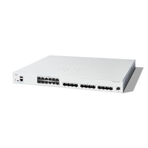Cisco Catalyst 1300-24XTS Switch - 12 x 10 Gigabit Ethernet + 12 x 10 Gigabit SFP+ - Rackmonterbar