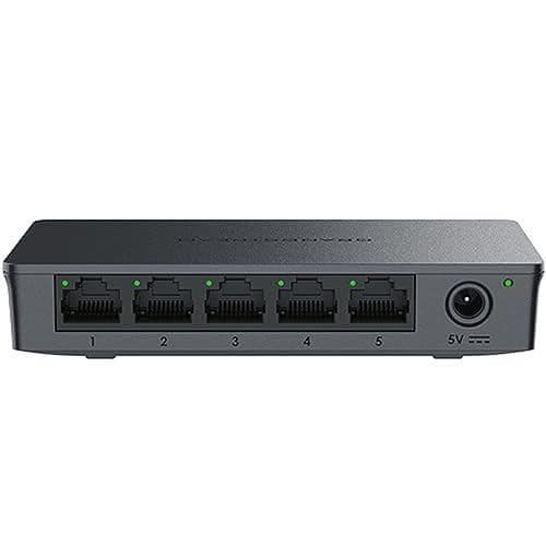GRANDSTREAM GWN7700-switch - 5 multi-gigabit-portar och 1 fiber SFP+-port Svart
