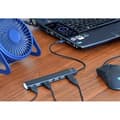 Miniatyrbild 3 av 4: GEMBIRD UHB-U2P7-04 USB 2.0 HUB &amp; KONCENTRATOR SVART
