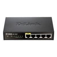 D-LINK Switch 5 portar - DES-1005P - 10/100 Mbps inklusive 1 port som stöder PoE