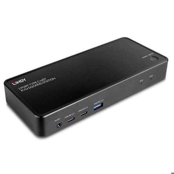 USB-C-dockningsstation - LINDY - 43202 - Kompakt - Mångsidig - KVM