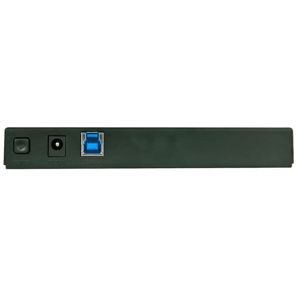 USB-hubb - Lindy - 43228 - 7 portar - 5000 Mbit/s - DC-ström - Svart