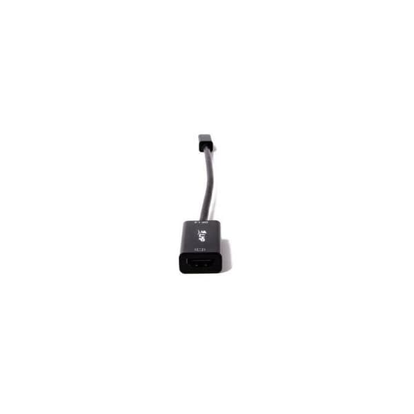 LMP-Mini-DisplayPort till HDMI-adapter (ljud och video), 4K, Mini-DP 1,2 (m) till HDMI 1,4b (f), svartMini-DisplayPort-adapter