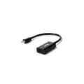 Miniatyrbild 1 av 3: LMP-Mini-DisplayPort till HDMI-adapter (ljud och video), 4K, Mini-DP 1,2 (m) till HDMI 1,4b (f), svartMini-DisplayPort-adapter