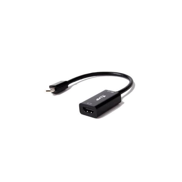 LMP-Mini-DisplayPort till HDMI-adapter (ljud och video), 4K, Mini-DP 1,2 (m) till HDMI 1,4b (f), svartMini-DisplayPort-adapter