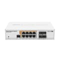 Miniatyrbild 3 av 4: MIKROTIK CRS112-8P-4S-IN Gigabit Ethernet-nätverksswitch - 8 RJ-45-portar, 4 SFP-moduler, PoE