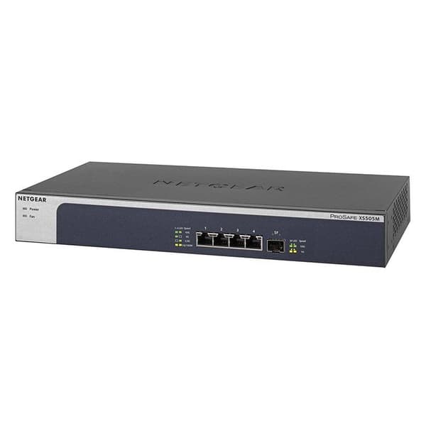 Switch icke hanterbar - NETGEAR - ProSAFE XS505M - 4 portar 10 Go - Metallchassi - Tyst