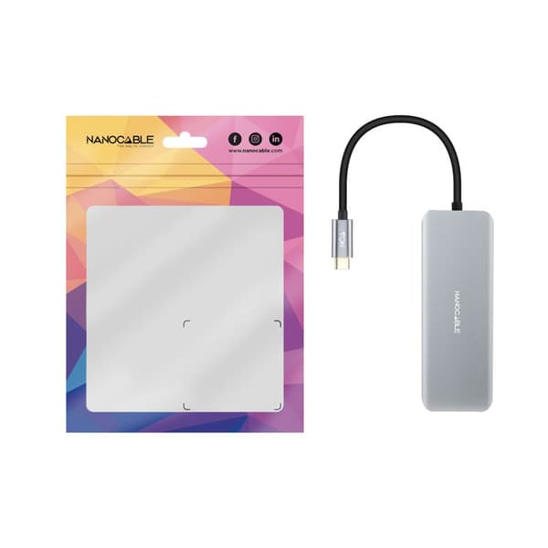 Märke Nanofil Model 16.10.1006 Funktioner - Hub: 1 x USB-C USB 3.2 hane till ena änden 2 x USB 3.0 Typ A hona till