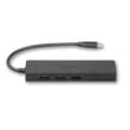 Miniatyrbild 3 av 3: USB-C koncentrator - I-TEC - SLIM HUB - 3 USB 3.0 portar - Gigabit Ethernet - Inbyggd USB-C 3.1-kabel