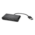 Miniatyrbild 1 av 3: USB 2.0-hub - KENSINGTON - 4 portar - Svart - USB-drivet - Extern