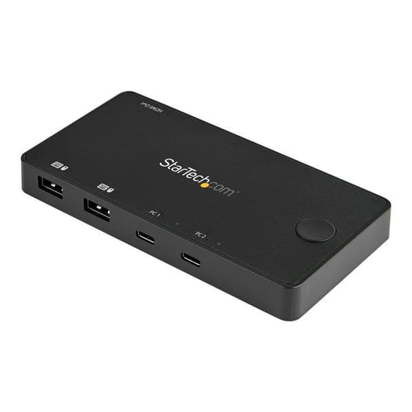 KVM-switch - StarTech - SV211HDUC - 4K Ultra HD - 2 portar - USB Type-C Svart