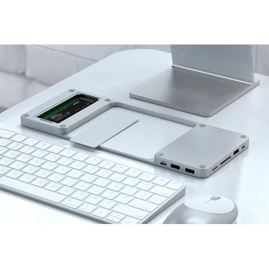 Dock USB-C - Satechi - iMac 24 - Ultra-tunn - 6 portar - Elegant design