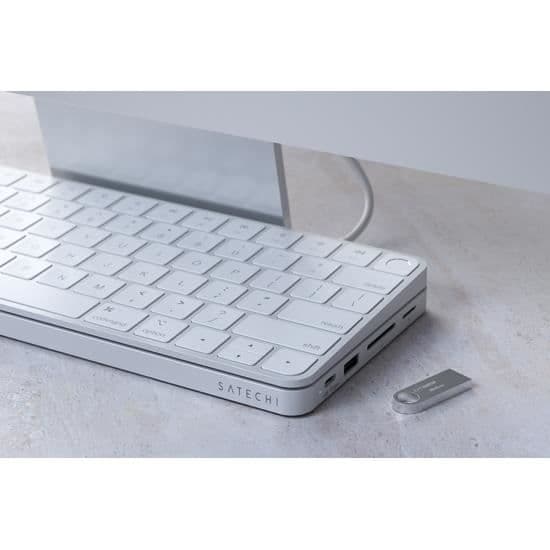 Dock USB-C - Satechi - iMac 24 - Ultra-tunn - 6 portar - Elegant design