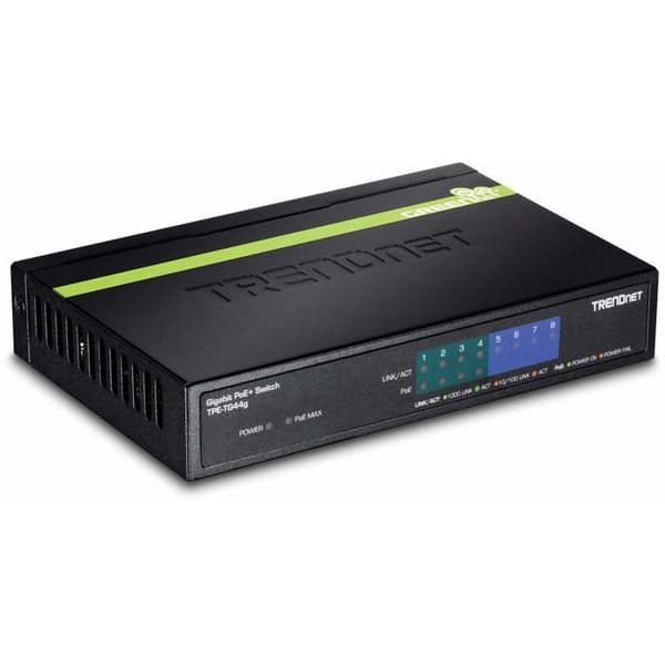 Switch PoE+ Gigabit - TRENDnet - TPE-TG50g - 5 portar - 31W - Metallisk