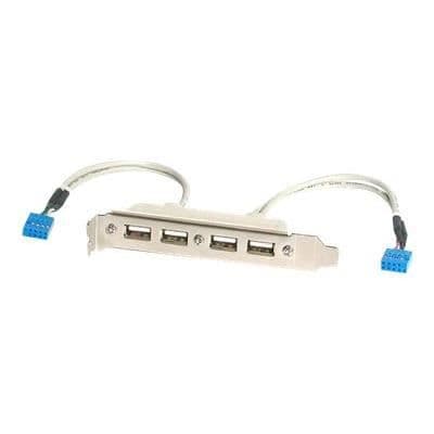 STARTECH 4-portars USB 2.0 A hona - typ A USB hona - IDC hona USB Header Slot Adapter
