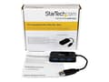 Miniatyrbild 3 av 3: USB 3.0-hub - StarTech - ST4300MINU3B - 4 portar - Inbyggd kabel - Svart