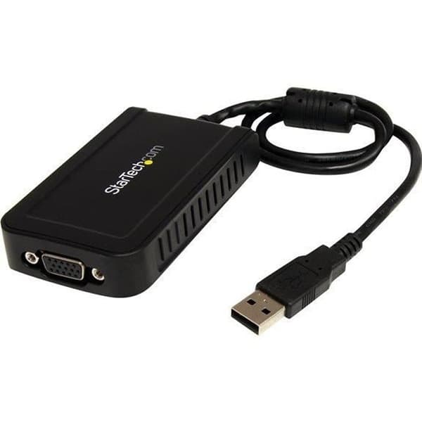 USB 2.0 till VGA-videoadapter - STARTECH - Externt grafikkort - 1920x1200 - M/F - 32MB DDR Svart
