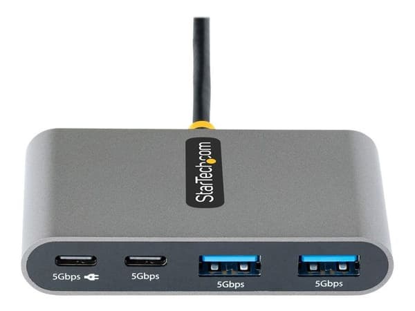 Hub USB-C - Startech - 5G2A2CPDB - 4 portar - 100W PD - 5Gbps