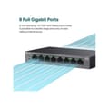 Miniatyrbild 2 av 6: Fristående switch TP-LINK 8 portar Gigabit Switch 8 portar Poe+ TP-Link LiteWave LS108GP
