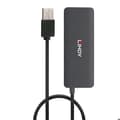 Miniatyrbild 2 av 3: LINDY Hub USB 2.0 4 portar Svart