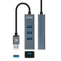 Miniatyrbild 3 av 3: USB-hub 4 portar - NANOCABLE - 10.16.4402 - USB 3.0 - Grå - Enkel installation
