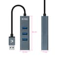 Miniatyrbild 2 av 3: USB-hub 4 portar - NANOCABLE - 10.16.4402 - USB 3.0 - Grå - Enkel installation