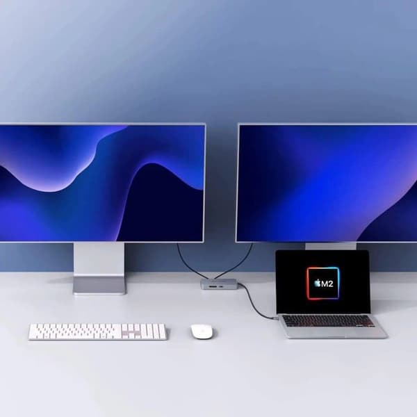 USB-C-hub - HyperDrive - 10 i 1 - 4K HDMI - Snabbladdning - Dubbel 4K-skärm