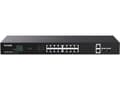 Miniatyrbilde 5 av 5: Tenda TEG1120P-16-250W, Uhåndtert, Gigabit Ethernet (10/100/1000), Strøm over Ethernet (PoE), Rack-montering, Kan monteres på vegg