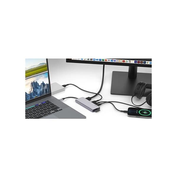 USB-C Hub - Belkin - 7-portars dockningsstation - 100 W strömförsörjning - 4K HDMI - RJ-45