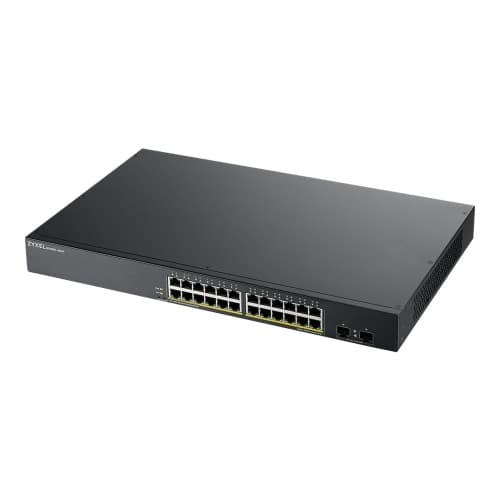 Zyxel GS1900-24HPv2 - switch - 26 portar - smart - rackmonterbar