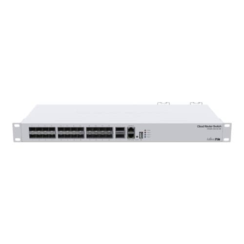 MikroTik Cloud Router Switch CRS326-24S+2Q+RM - switch - 26 portar - Administrerad - rackmonterbar Vit