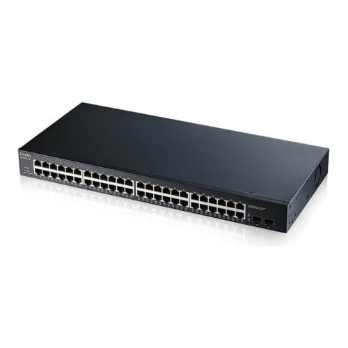 Zyxel GS1900-48 - switch - 48 portar - smart - rackmonterbar Svart
