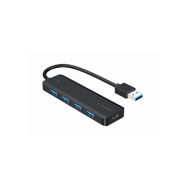 USB-hubb - GEMBIRD - UHB-U3P4P-02 - 4 portar - Flerfärgad - Kompakt 3x1x10,9 cm