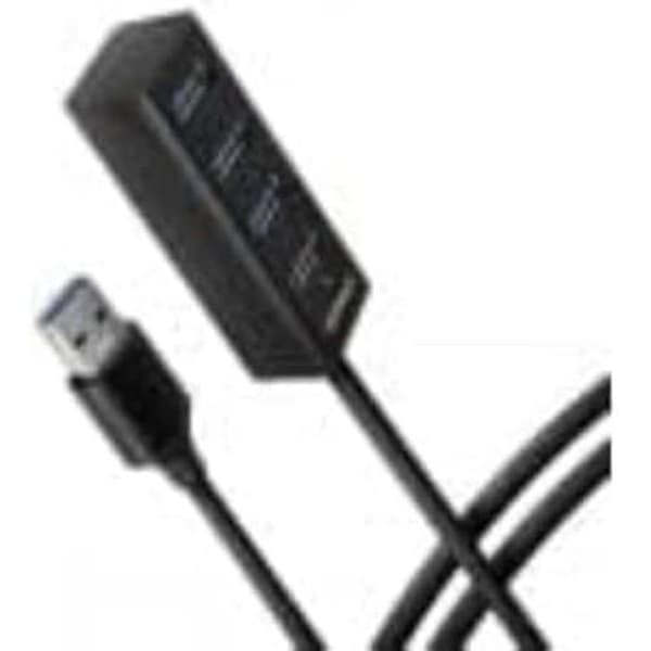 USB-hubb - AXAGON - HUE-M1AL - 4 portar USB-A 3.2 Gen 1 - Silver - Kompakt och bärbar